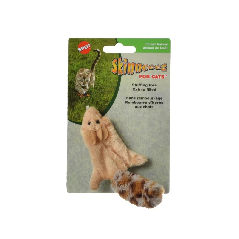 Skinneeez Squirrel Stuffing Catnip Filled Cat Toy Skinneeez Squirrel Stuffing Catnip Filled Cat Toy