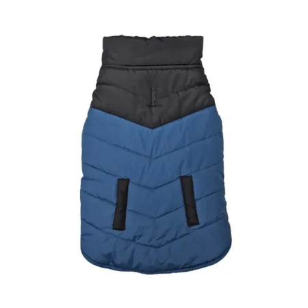 Reversible Color Block Puffer Dog Jacket